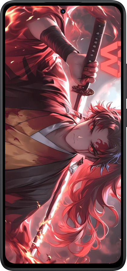 Силиконовый чехол Аниме воин для Xiaomi Redmi Note 14 5G - 6281u-3811 изображение 