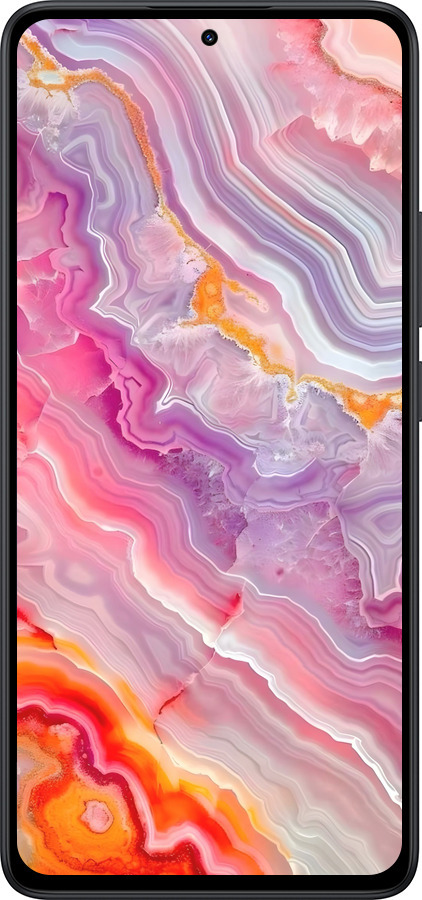 Силіконовий чехол Мрамор 2 для Xiaomi Redmi Note 14 5G - 6307u-3811 изображение 
