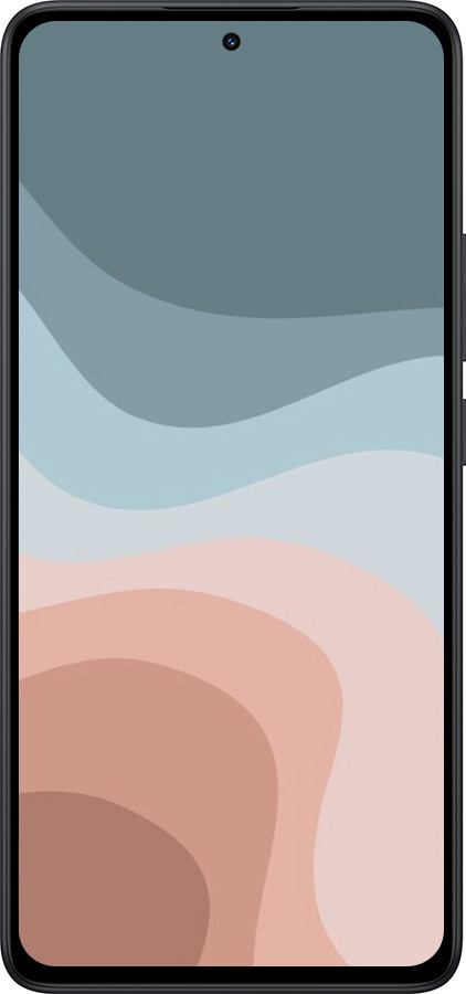 Силіконовий чехол З синіми та рожевими хвилями в стилі ретро для Xiaomi Redmi Note 14 5G - 6532u-3811 изображение 