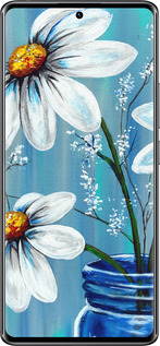 TPU чехол Красивые арт-ромашки для Xiaomi Redmi Note 14 Pro 4G - 4031b-3808 изображение 