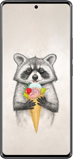 TPU чехол Енотик с мороженым для Xiaomi Redmi Note 14 Pro 4G - 4602b-3808 изображение 