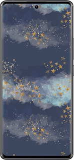 TPU чехол Ночь золотые звезды для Xiaomi Redmi Note 14 Pro 4G - 5421b-3808 изображение 