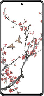 TPU чехол Сакура v2 для Xiaomi Redmi Note 14 Pro 4G - 5538b-3808 изображение 