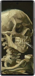 TPU чехол Винсент Ван Гог. Череп для Xiaomi Redmi Note 14 Pro 4G - 5544b-3808 изображение 