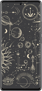 TPU чехол Фаза луны для Xiaomi Redmi Note 14 Pro 4G - 5605b-3808 изображение 