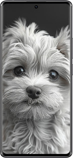 TPU чехол Мальтипу на чорном фоне для Xiaomi Redmi Note 14 Pro 4G - 6156b-3808 изображение 