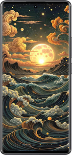 TPU чехол Арт волны для Xiaomi Redmi Note 14 Pro 4G - 6332b-3808 изображение 