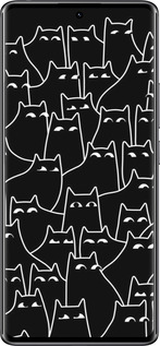 TPU чехол С изображением кошек для Xiaomi Redmi Note 14 Pro 4G - 6470b-3808 изображение 