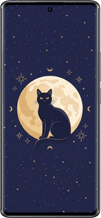 TPU чехол Cute Cat Celestial/Witchy для Xiaomi Redmi Note 14 Pro 4G - 6787b-3808 изображение 