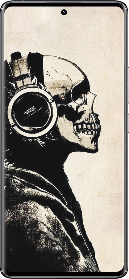 TPU чехол Скелет-меломан v2 для Xiaomi Redmi Note 14 Pro 4G - 1200b-3808 изображение 