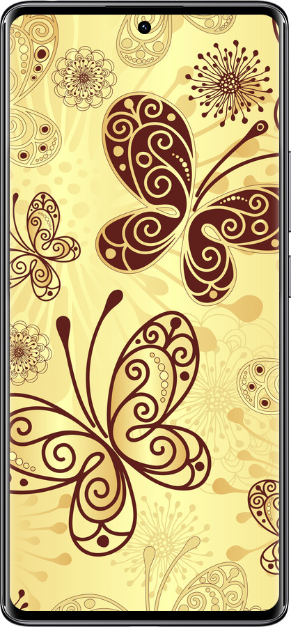 TPU чехол Красивые бабочки для Xiaomi Redmi Note 14 Pro 4G - 4170b-3808 изображение 