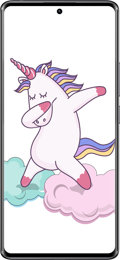 TPU чехол Единорог для Xiaomi Redmi Note 14 Pro 4G - 4702b-3808 изображение 