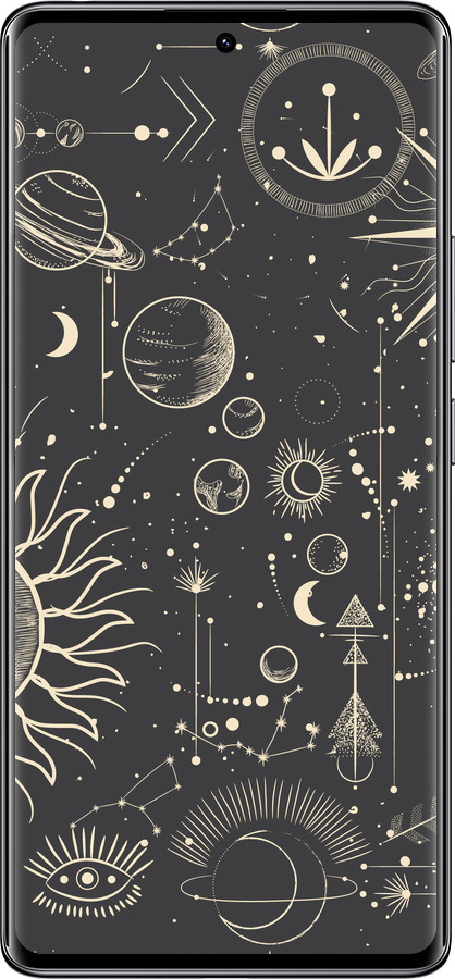 TPU чехол Фаза луны для Xiaomi Redmi Note 14 Pro 4G - 5605b-3808 изображение 