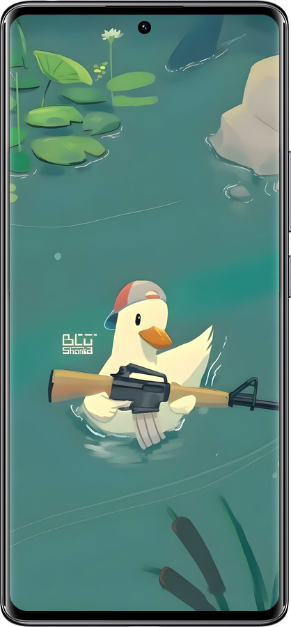 TPU чехол Уточка с автоматом для Xiaomi Redmi Note 14 Pro 4G - 6356b-3808 изображение 