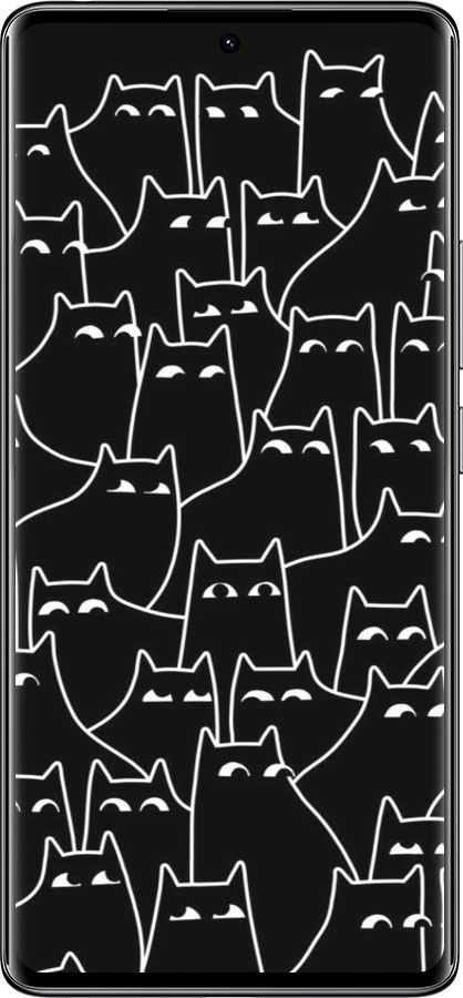 TPU чехол С изображением кошек для Xiaomi Redmi Note 14 Pro 4G - 6470b-3808 изображение 