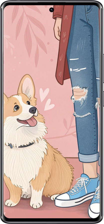 TPU чехол Корги 3 для Xiaomi Redmi Note 14 Pro 4G - 6707b-3808 изображение 