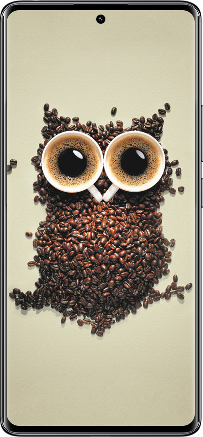 TPU чехол Сова из кофе для Xiaomi Redmi Note 14 Pro 4G - 777b-3808 изображение 