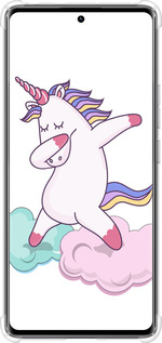 Силикон с усиленными углами чехол Единорог для Xiaomi Redmi Note 14 Pro 4G - 4702sp-3808 изображение 