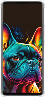 Силикон с усиленными углами чехол Яркий бульдог для Xiaomi Redmi Note 14 Pro 4G - 5547sp-3808 изображение 