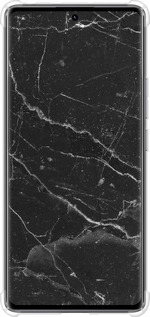 Силіконовий протиударний с посиленими кутами чехол Чорний мармур v2 для Xiaomi Redmi Note 14 Pro 4G - 5568sp-3808 изображение 