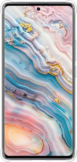 Силикон с усиленными углами чехол Мрамор красивый для Xiaomi Redmi Note 14 Pro 4G - 6376sp-3808 изображение 