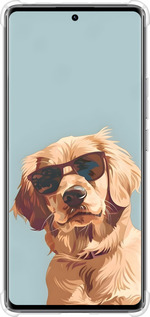 Силикон с усиленными углами чехол Пес в очках для Xiaomi Redmi Note 14 Pro 4G - 6381sp-3808 изображение 