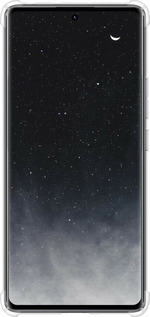 Силикон с усиленными углами чехол Сині хмари, Синій місяць для Xiaomi Redmi Note 14 Pro 4G - 6396sp-3808 изображение 