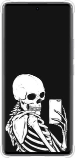 Силикон с усиленными углами чехол Скелет делает Selfie для Xiaomi Redmi Note 14 Pro 4G - 6535sp-3808 изображение 
