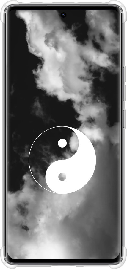 Силикон с усиленными углами чехол Инь и Янь для Xiaomi Redmi Note 14 Pro 4G - 4389sp-3808 изображение 