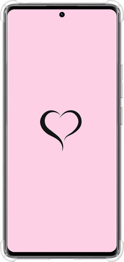 Силіконовий протиударний с посиленими кутами чехол Серце 1 для Xiaomi Redmi Note 14 Pro 4G - 4730sp-3808 изображение 