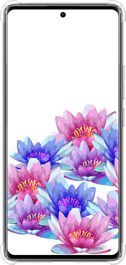 Силикон с усиленными углами чехол Лотос для Xiaomi Redmi Note 14 Pro 4G - 4862sp-3808 изображение 