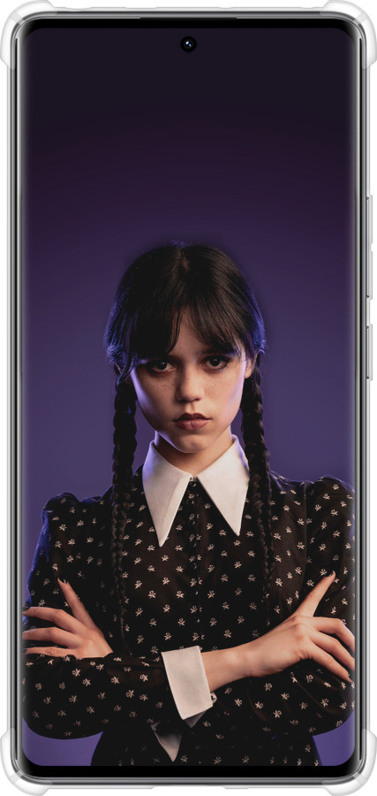 Силикон с усиленными углами чехол Wednesday v3 для Xiaomi Redmi Note 14 Pro 4G - 5517sp-3808 изображение 
