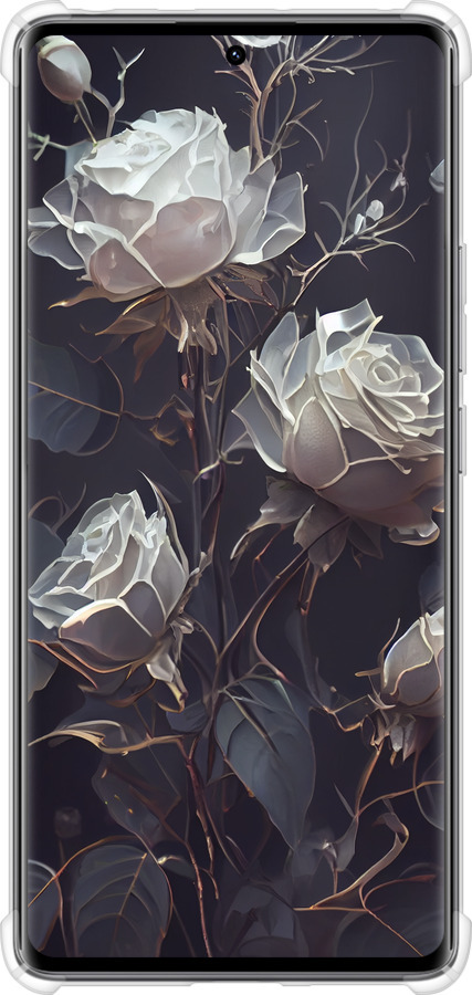 Силіконовий протиударний с посиленими кутами чехол Троянди 2 для Xiaomi Redmi Note 14 Pro 4G - 5550sp-3808 изображение 