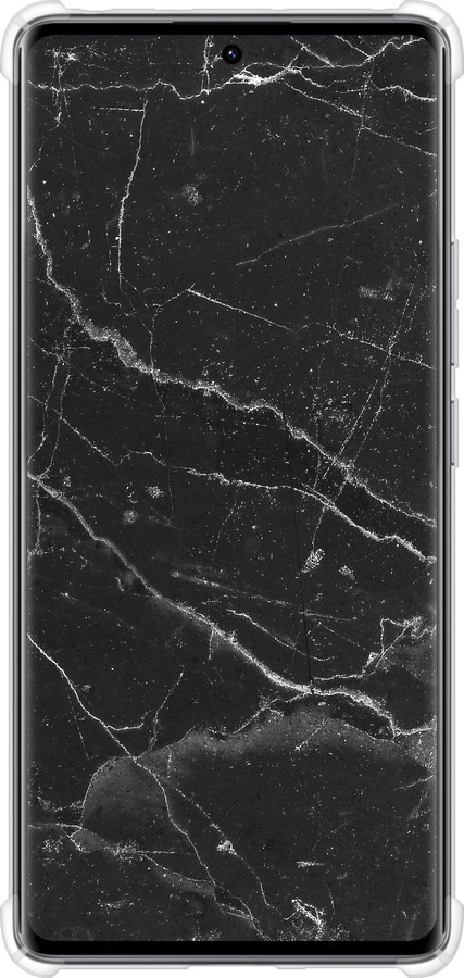 Силіконовий протиударний с посиленими кутами чехол Чорний мармур v2 для Xiaomi Redmi Note 14 Pro 4G - 5568sp-3808 изображение 