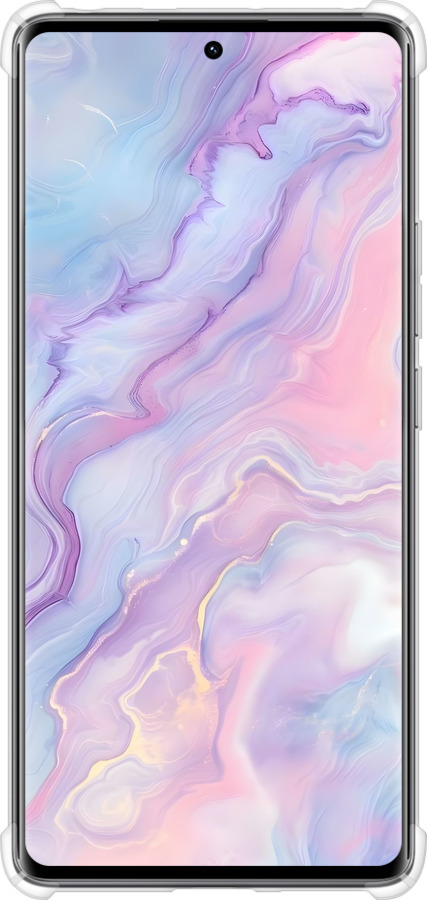 Силіконовий протиударний с посиленими кутами чехол Нежный мрамор для Xiaomi Redmi Note 14 Pro 4G - 6310sp-3808 изображение 