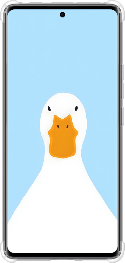 Силикон с усиленными углами чехол Гусь для Xiaomi Redmi Note 14 Pro 4G - 6350sp-3808 изображение 