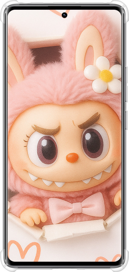 Силикон с усиленными углами чехол Лабубу 2 для Xiaomi Redmi Note 14 Pro 4G - 6710sp-3808 изображение 