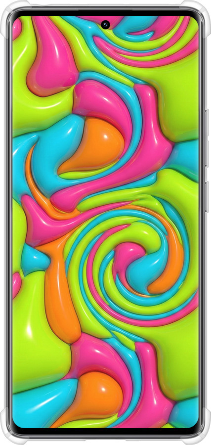 Силикон с усиленными углами чехол Y2K Jelly Dream для Xiaomi Redmi Note 14 Pro 4G - 6780sp-3808 изображение 