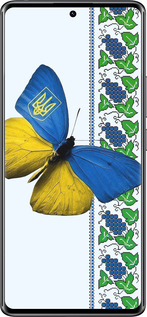 Силіконовий чехол Жовто-блакитний метелик  для Xiaomi Redmi Note 14 Pro 4G - 1054u-3808 изображение 
