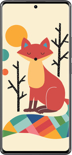 Силиконовый чехол Rainbow fox для Xiaomi Redmi Note 14 Pro 4G - 4010u-3808 изображение 