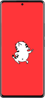 Силиконовый чехол Котик для Xiaomi Redmi Note 14 Pro 4G - 4577u-3808 изображение 