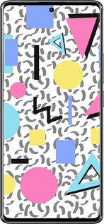 Силиконовый чехол Color shapes для Xiaomi Redmi Note 14 Pro 4G - 4893u-3808 изображение 