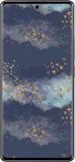 Силиконовый чехол Ночь золотые звезды для Xiaomi Redmi Note 14 Pro 4G - 5421u-3808 изображение 