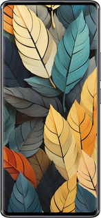 Силіконовий чехол Кольорове листя для Xiaomi Redmi Note 14 Pro 4G - 5644u-3808 изображение 