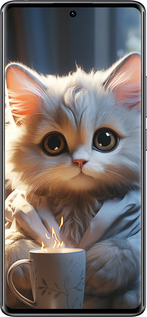 Силиконовый чехол White cat для Xiaomi Redmi Note 14 Pro 4G - 5646u-3808 изображение 