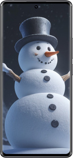 Силіконовий чехол Сніговик для Xiaomi Redmi Note 14 Pro 4G - 5826u-3808 изображение 