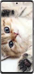 Силіконовий чехол Котик для Xiaomi Redmi Note 14 Pro 4G - 6024u-3808 изображение 