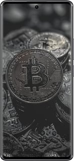 Силиконовый чехол Black Bitcoin для Xiaomi Redmi Note 14 Pro 4G - 6090u-3808 изображение 