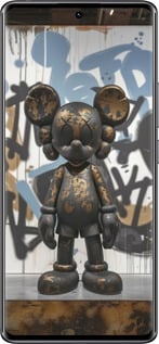 Силиконовый чехол Bronze kaws v2 для Xiaomi Redmi Note 14 Pro 4G - 6098u-3808 изображение 