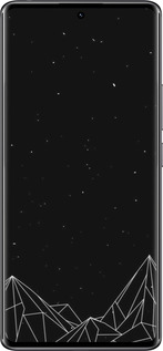 Силиконовый чехол Черно белые абстрактные горы для Xiaomi Redmi Note 14 Pro 4G - 6437u-3808 изображение 